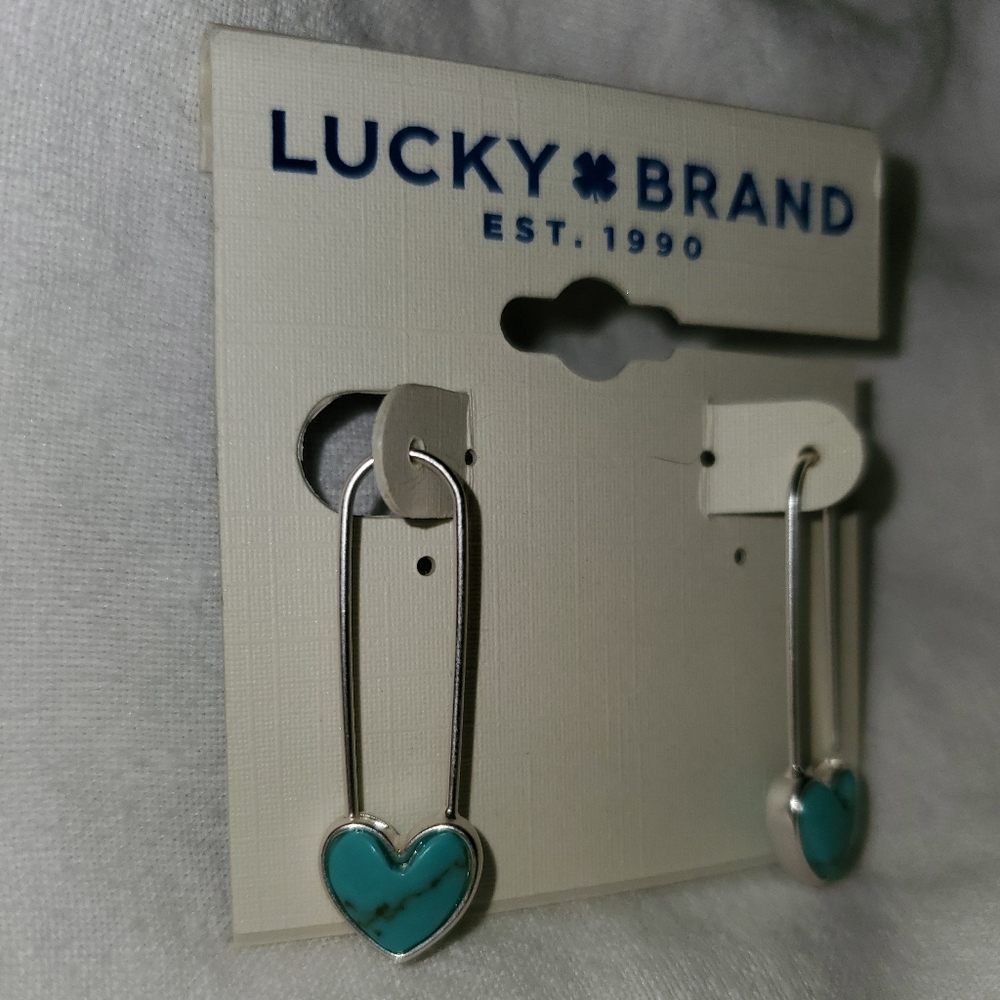 Lucky Brand turquoise earrings